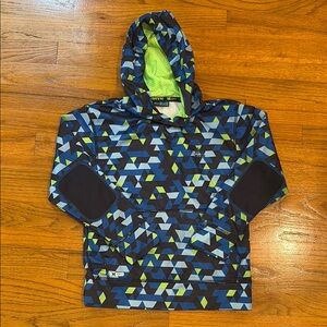 Reebok Blue Green Sweatshirt Athletic Performance